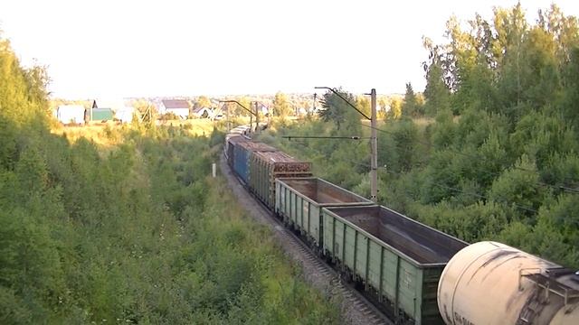 Грузовой состав, Бекасово смотреть онлайн