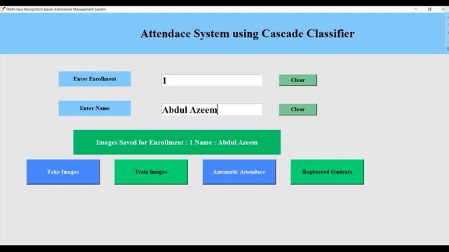 Summer Project 2020 - Attendance System By Using Cascade Classifier смотреть онлайн