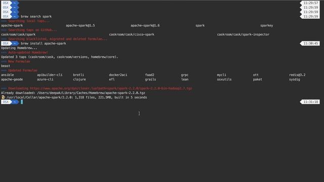 Install apache spark on OSX смотреть онлайн
