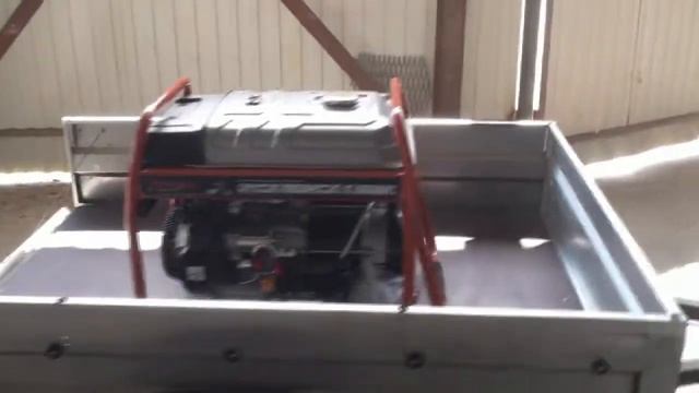 Бензиновый генератор на прицепе в шумозащитном кожухе смотреть онлайн