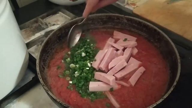 Яичница с томатами! смотреть онлайн