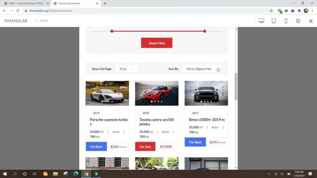 HVAC: Free Bootstrap 4 HTML5 Automotive Business Website Template смотреть онлайн