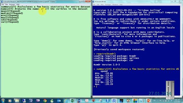 Getting Data From Excel into R смотреть онлайн