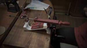 Заточка ножниц на точилке ЖУК - весь процесс с объяснениями