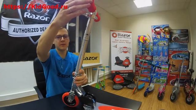 Американский детский двухколесный самокат! Хит от Razor! A125 GS, распаковка смотреть онлайн