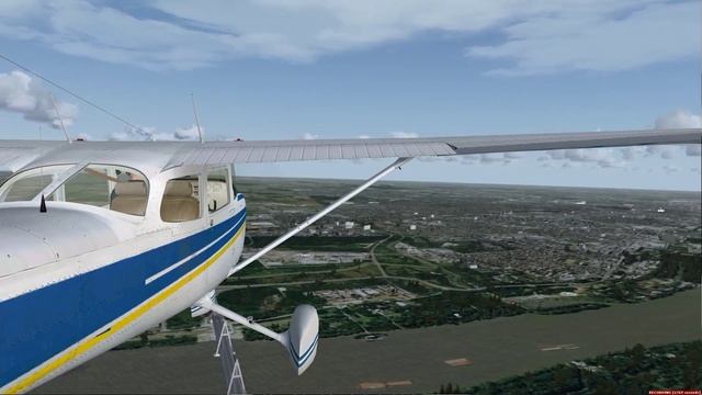 Cessna 172 Budapest, Pilis hills sightseeing [sim + real] смотреть онлайн