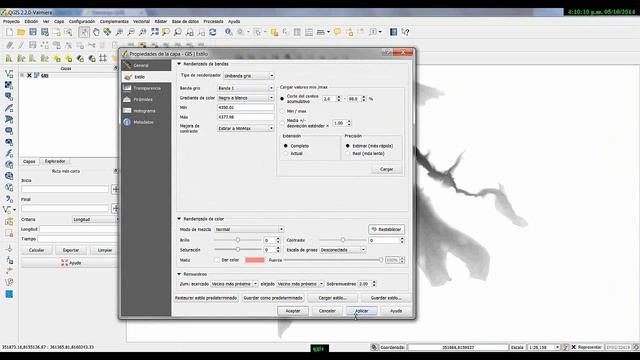 QGIS - Tutorial - Convertir *.dem a *.ascii / Convert *.dem to *.ascii смотреть онлайн