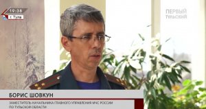 Спасатели оказывают помощь тулякам в переправе через подтопленные мосты в Щекинском районе