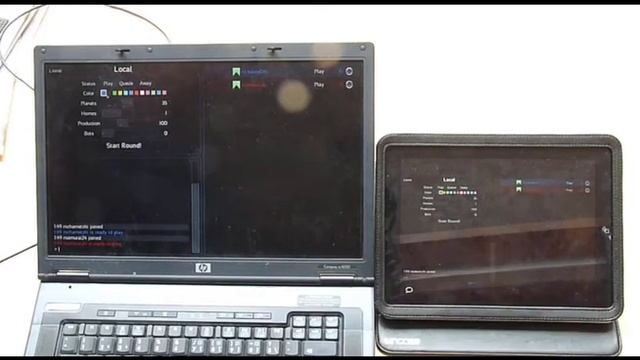 iPad multiplayer and cross platform gaming demo of Galcon Fusion смотреть онлайн