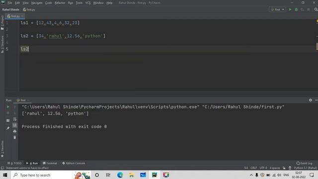 Lecture 8 (Python) List in Python | List Functions | смотреть онлайн