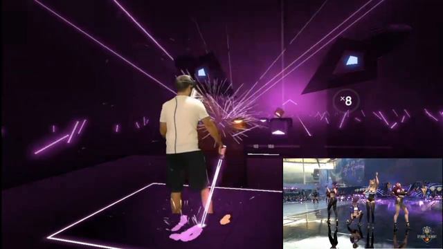 Let's Play Audica and Beat Saber VR in Mixed Reality! K/DA - POP/STARS League of Legends Video смотреть онлайн