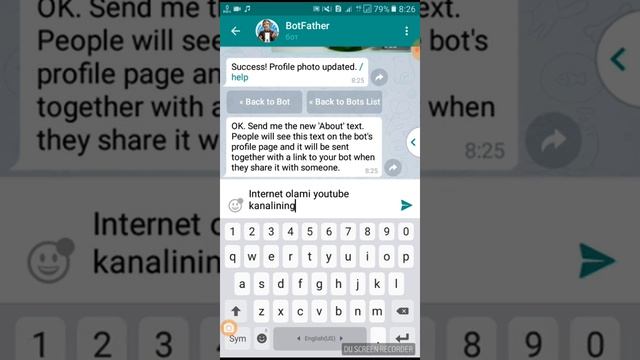 Telegramda bot ochish va uni boshqarish.. смотреть онлайн