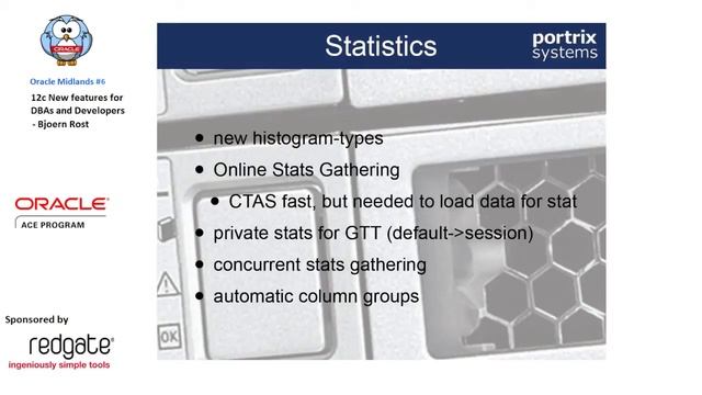 Oracle Midlands 6 12c New features for DBAs and Developers Bjoern Rost смотреть онлайн