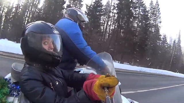 Поездка на Мото Масленицу 10.02.2018 на Иже с коляской смотреть онлайн