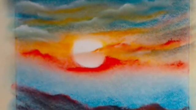 Как нарисовать дерево сухой пастелью. Валерий Смирнов смотреть онлайн