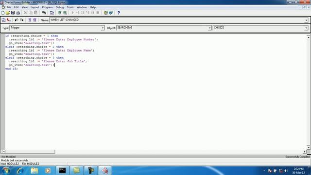 Oracle forms developing part 13.avi смотреть онлайн