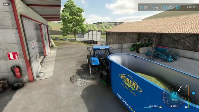 Working on dairy Farm | Daily work in a small Farm - Farming Simulator 22 смотреть онлайн