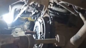 Замена сцепления Skoda Felicia 1.6 aee