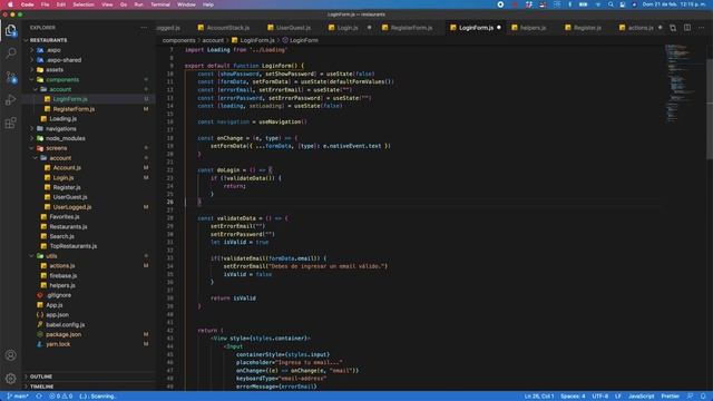 Tutorial 64 - React / React-Native - 47 - Implementación del Login смотреть онлайн