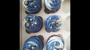 Супер простые шоколадные капкейки в стиле КОСМОС