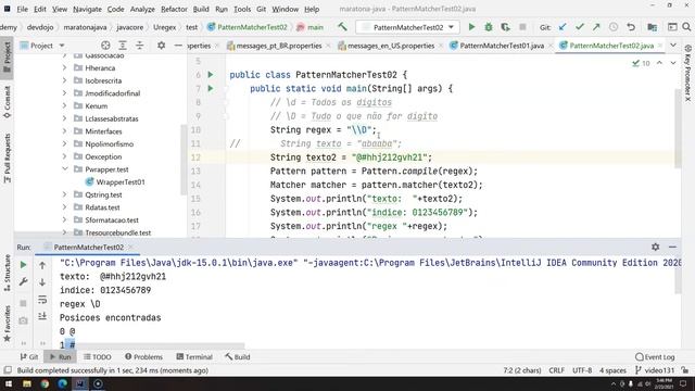 132 - Classes Utilitárias - Regex pt 02 - Pattern e Matcher - Meta caracteres смотреть онлайн