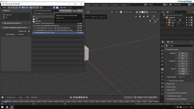 X-Plane 11 | Instalación del plugin XPlane2Blender para la nueva Beta, Blender 2 80 para X Plane 11 смотреть онлайн