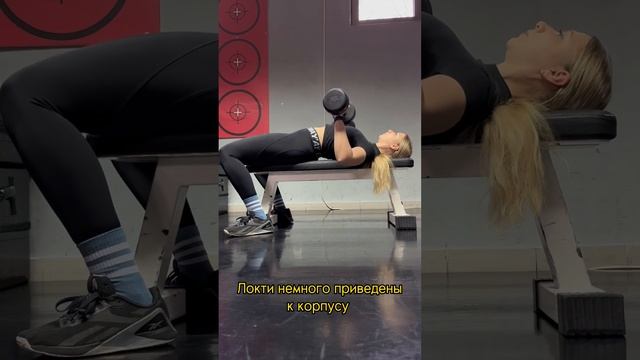 Жим гантелей лёжа на скамье смотреть онлайн