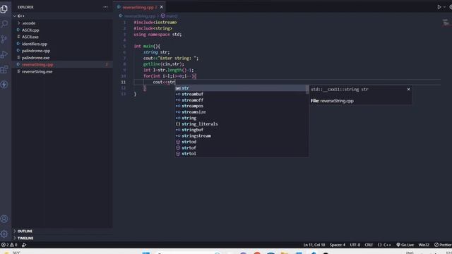 Three easiest way to reverse a string in c++. How to reverse string in C++ #suggested #trending смотреть онлайн