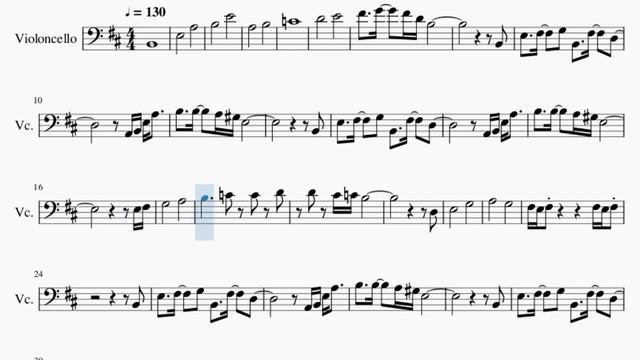 Cello Sheet Music: How to play Chrono Trigger Main Theme by Yasunori Mitsuda смотреть онлайн