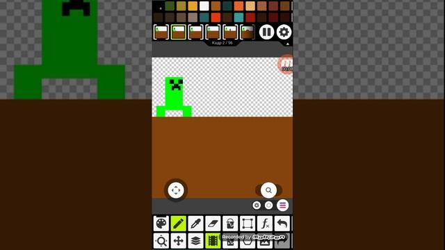 Майнкрафт анимация приложение если что Pixel art animation смотреть онлайн