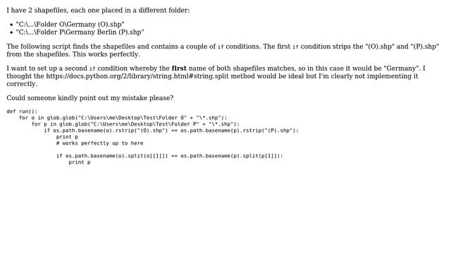 GIS: How to split filenames for their first word in Python? смотреть онлайн