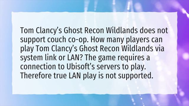 How do you play splitscreen on Ghost Recon? смотреть онлайн