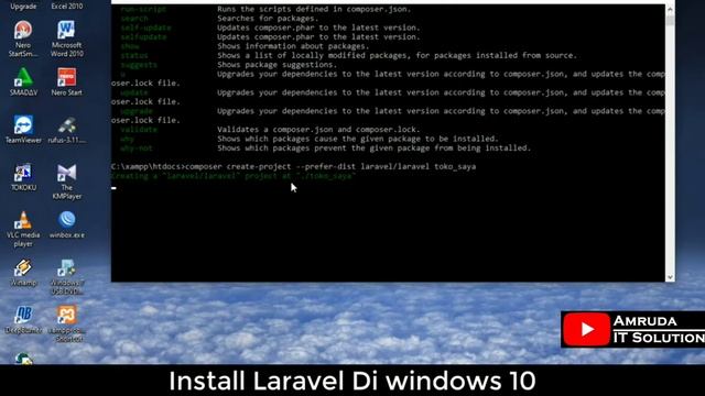 Install Laravel di Windows 10 смотреть онлайн