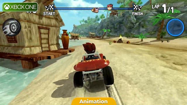 Beach Buggy Racing | Android vs iOS vs Nintendo Switch vs Xbox One vs PS4 vs PC Ultra | Side by Sid смотреть онлайн