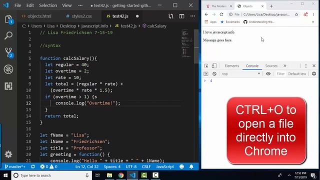 javascript.info 4.1 The Modern JavaScript Tutorial: Syntax review смотреть онлайн