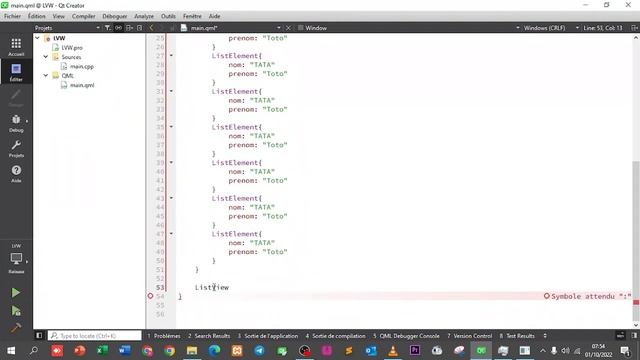 Utilisation de ListView en QML | Using ListView in QML смотреть онлайн