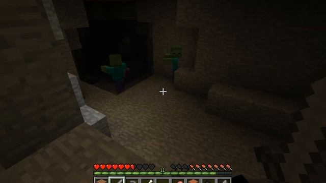 Майнкрафт - Как добыть уголь или совсем не бомбануло ) смотреть онлайн