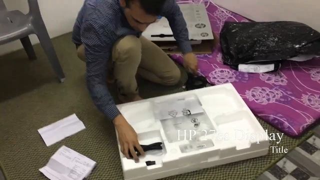 HP 27es Display Monitor Unboxing смотреть онлайн