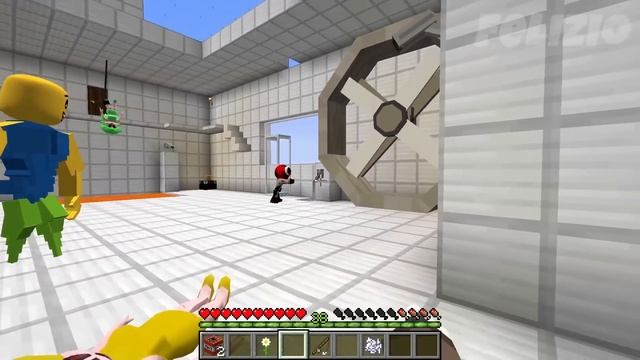 RAINBOW FRIENDS.EXE save girls from fnf mod ROBLOX | ALPHABET LORE | THOMAS in Minecraft - Gameplay смотреть онлайн