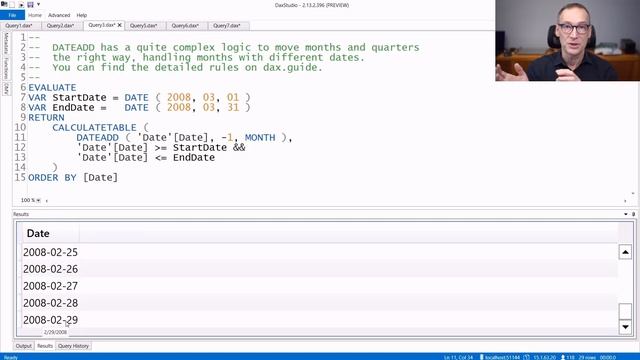 DATEADD, SAMEPERIODLASTYEAR - DAX Guide смотреть онлайн