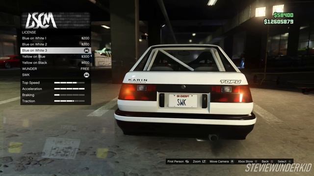GTA 5: Takumi's 'Initial D' Toyota Corolla AE86 - Karin Futo GTX REPLICA BUILD!