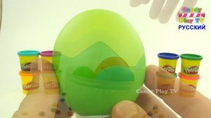 Огромное M&M's Яйцо | Учим счет от 1 до 10 |Учим цвета с яйцами Сюрпризами | Учим Английский Алфави