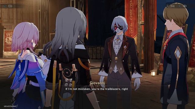 Honkai Star Rail (NA) (Version 1.4 Aetherium Wars) The mask man Giovanni di Giorgio #1 смотреть онлайн