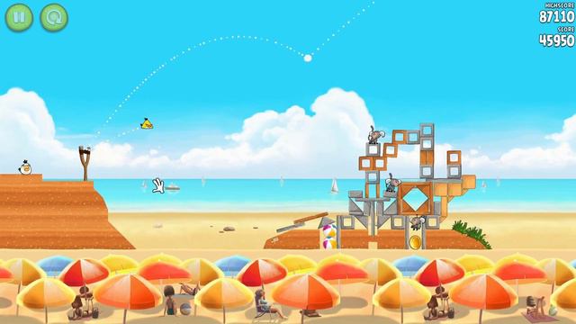 ПРОХОЖДЕНИЕ Angry Birds Rio: BEACH VOLLEY - Level 6-5 (3 ЗВЕЗДЫ) смотреть онлайн