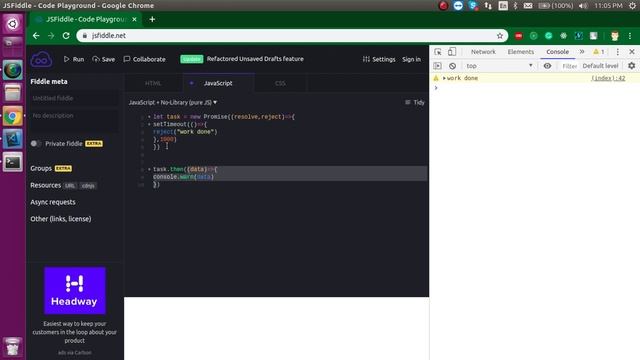 JavaScript interview question # finally method in promise смотреть онлайн