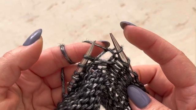 Прибавка изнаночной из петли предыдущего ряда смотреть онлайн