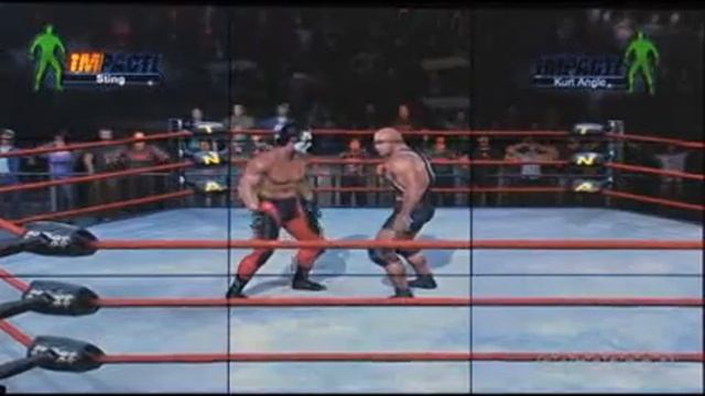 TNA IMPACT! Gameplay Action (Sting vs. Kurt Angle) смотреть онлайн