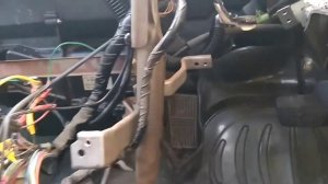 Замена радиатора печки на nissan wingroad / nissan ad WFY11