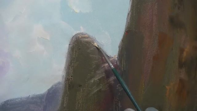 Мастер-класс по живописи маслом №19 - Морской прибой. Как рисовать. Урок рисования Игорь Сахаров смотреть онлайн