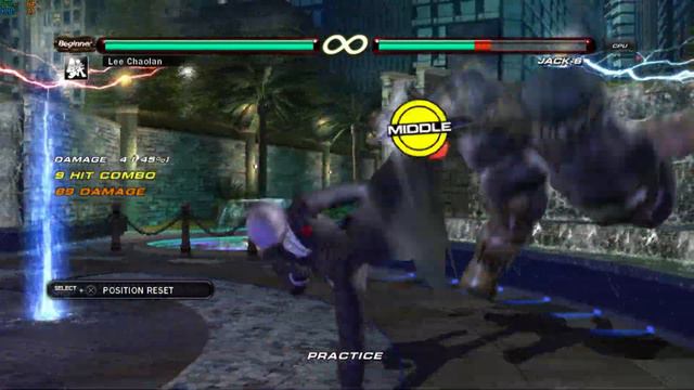 Tekken 6 BR Lee Chaolan Devastating Combo On Back Turned Opponent смотреть онлайн